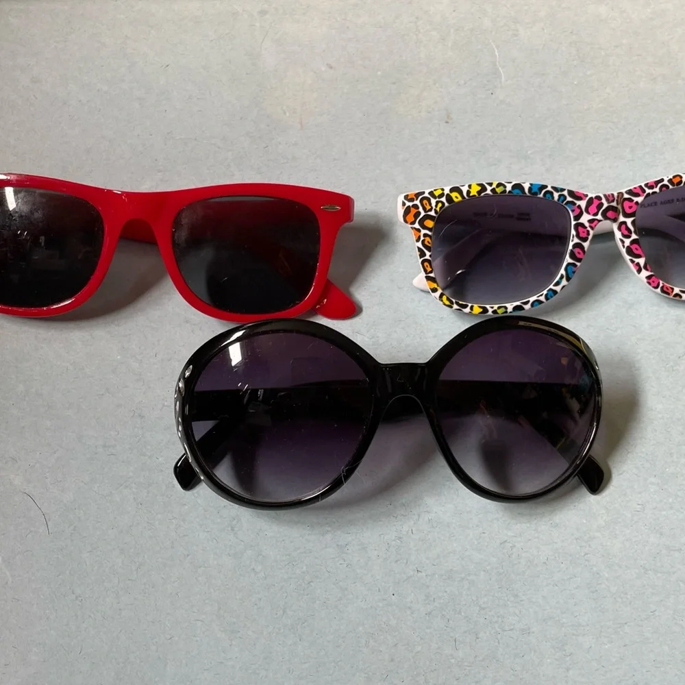 EUC Kids' Summer Fun Splash Surf Sunglasses (Set of 3)